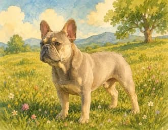 Retrato de Luna terminado en estilo cuento ilustrado