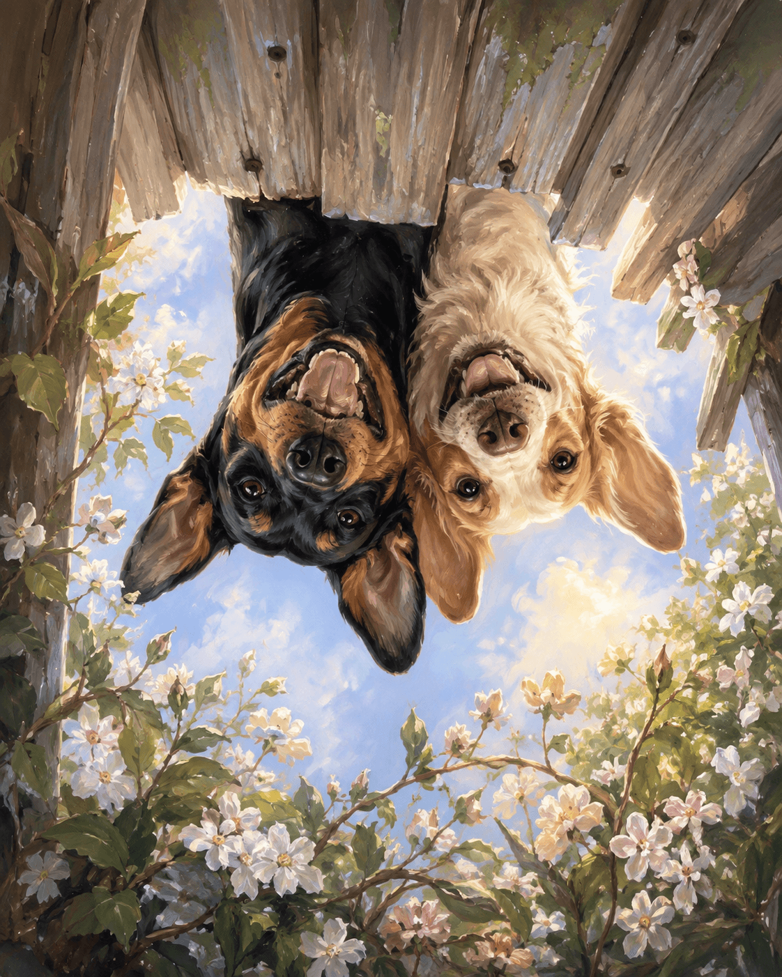 Retrato de mascota: Espiando desde el Altillo