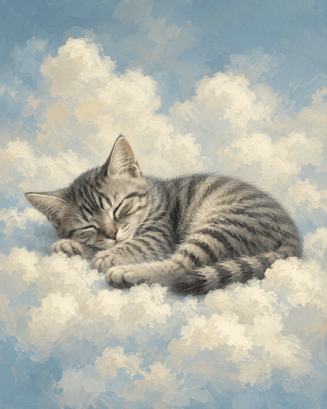 Retrato de mascota: Siesta en las Nubes