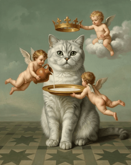 Retrato de mascota: Su Majestad