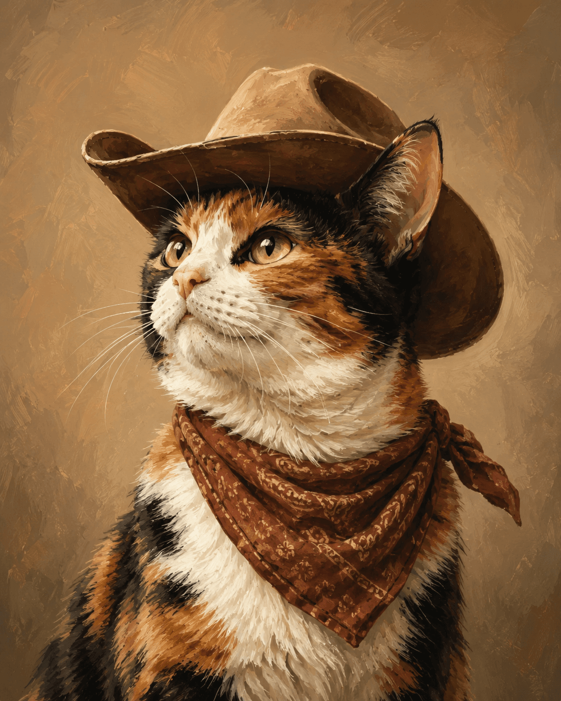 Retrato de mascota: Vaquera del Oeste