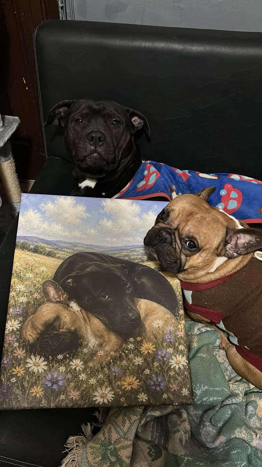 Retrato de Dondy y Benito, cliente de Huella Arte